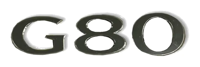 G80 LETTERING GENUINE EMBLEM · 86310B1500